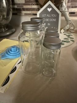 17 New Glass Spice Jars