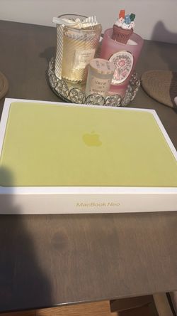 New Mac bro Neo green laptop