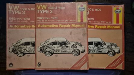 Vw Volkswagen Type 3, bug Beetle type 1 parts