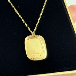 Authentic Tiffany & Co 18k Gold Necklace 8.2grams