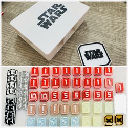 Star Wars Unlimited Token Counter Set - White
