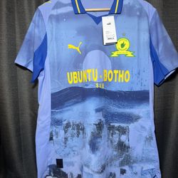 PUMA x KidSuper Mamelodi Sundowns FC Authentic Jersey  Size: Large NEW