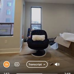 Papasan Chair BRAND NEW w/ottoman