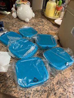 NEW Lock & Lock 6-Piece Airtight Food Storage Containers – BPA Free – Teal Blue