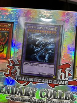 YuGiOh Blue-Eyes Ultimate Dragon PGLD-EN055 1st Edition Ultra Rare Mint