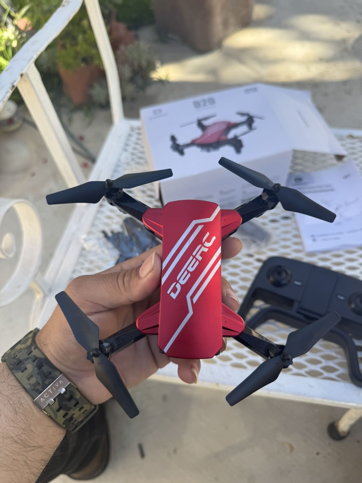 DEERC D20 Mini Drone for Kids with 720P HD FPV Camera Remote Control Toys Gifts for Boys Girls with Altitude Hold, Headless Mode, One Key Start Speed