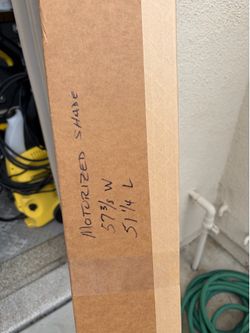 Two motorized shades, never used