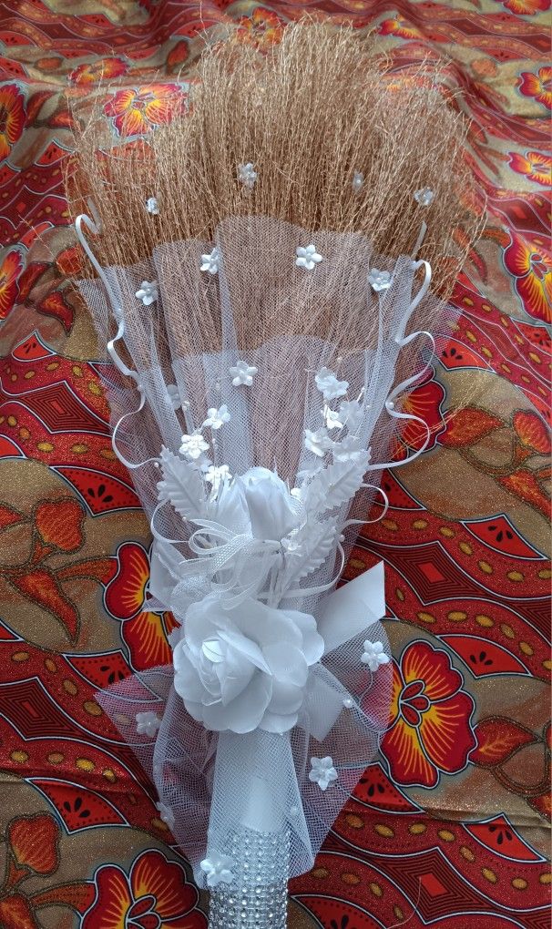 Beautiful ethnic broom for Jumping the BROOM