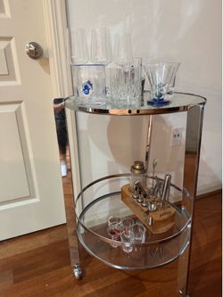 CB2 Bar Cart