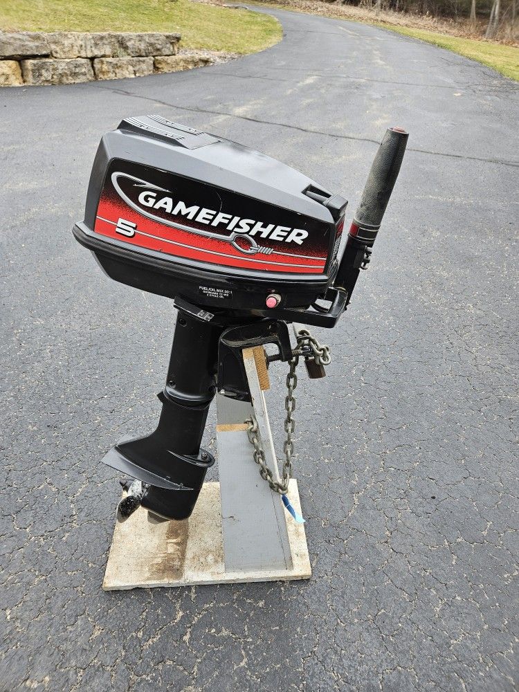 5 Hp Gamefisher Outboard 