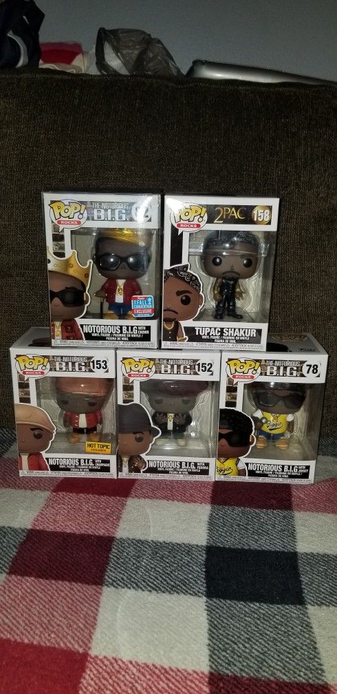 Funko pop Notorious b.i.g And 2Pac Shakur