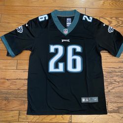 Black Philadelphia Eagles Saquon Barkley jersey 