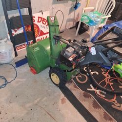 John deer 826D snow blower