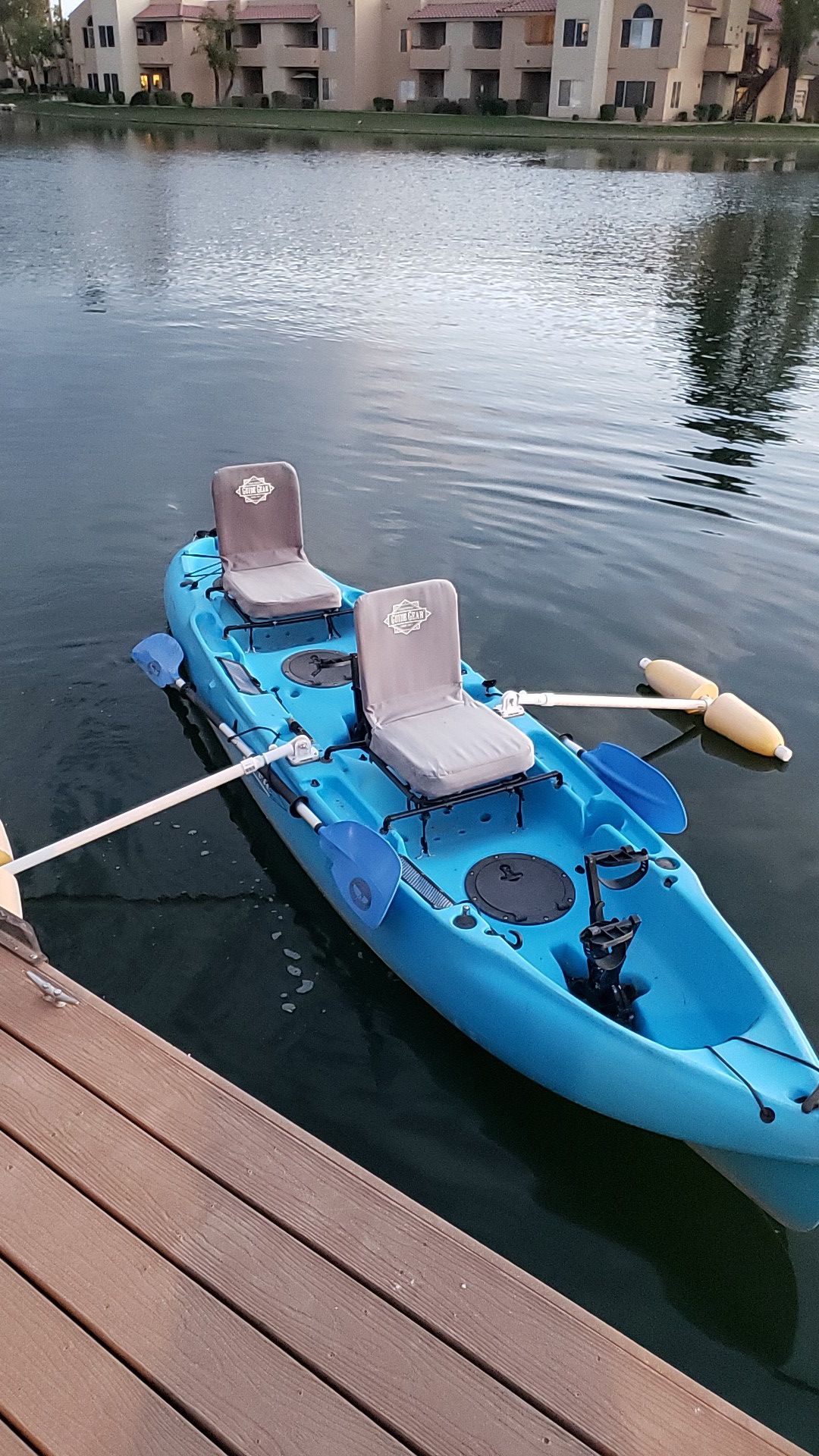 Hobie pedal drive outfitter tandem kayak