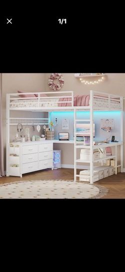 Full size Loft bed for kids