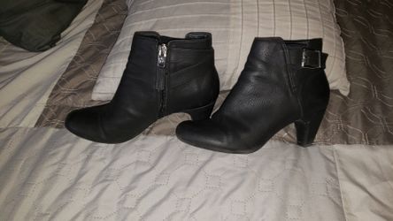 Womens black booties