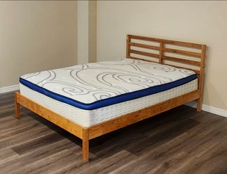 Full Size Bed Frame and Mattress