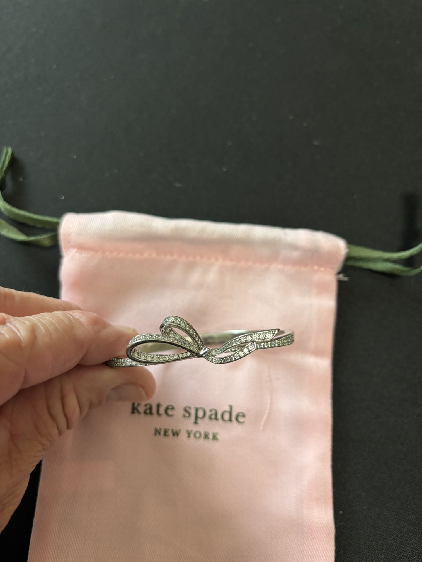 Kate Spade Silver Bow Bracelet