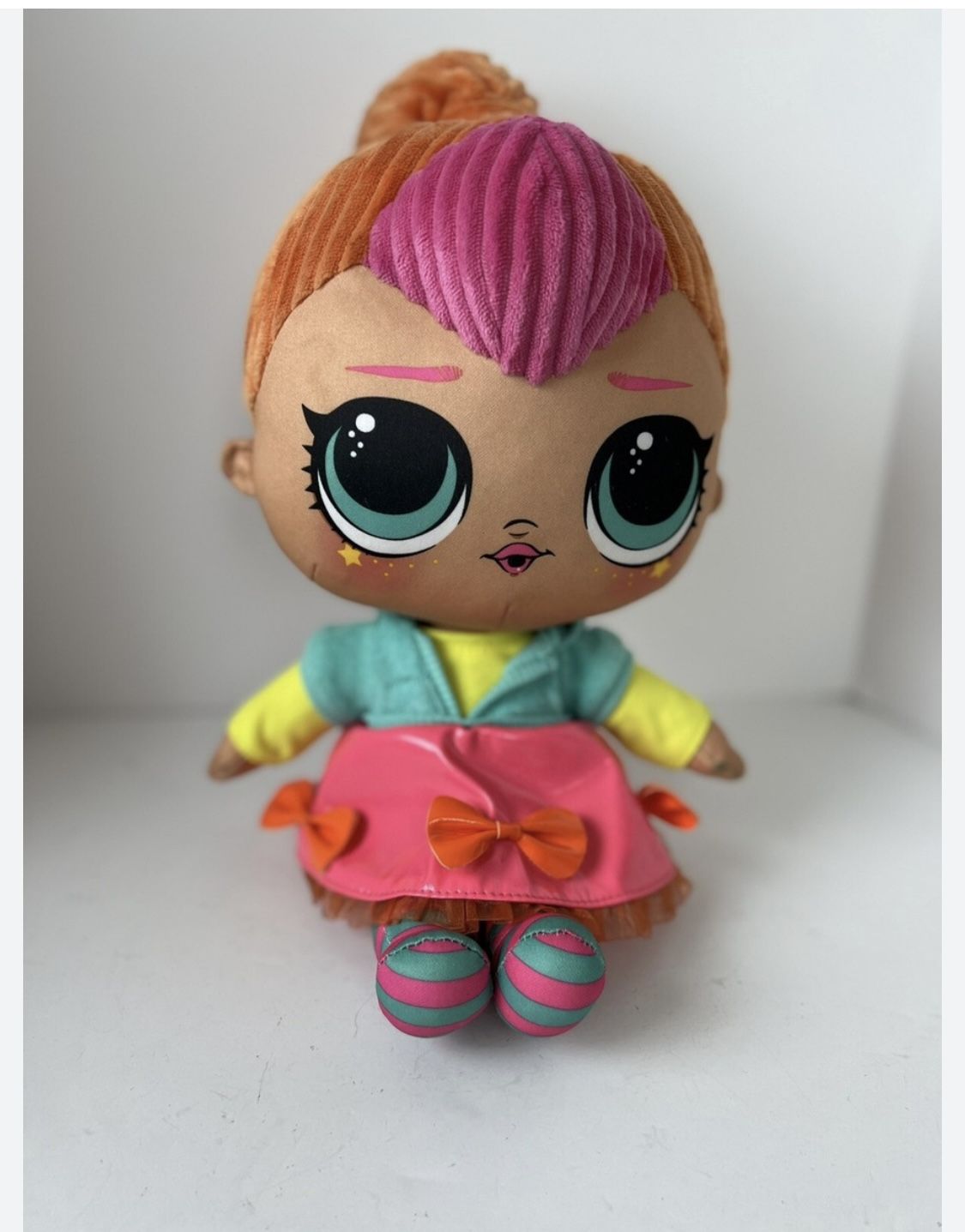 LOL Surprise Neon Q.T. Large Huggable 14" Plush Doll