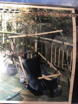 Floating hanging chair-Never been used OPEN BOX
