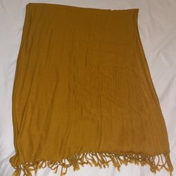 Mustard Yellow Scarf 