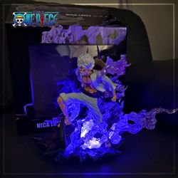 27cm Anime Nika Luffy One Piece Figures The Island of Ghosts Gear 5 Sun God