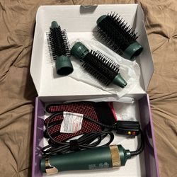 Hot Air Brush  with Interchangeable Heads