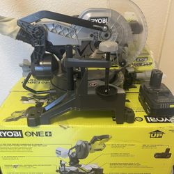 Ryobi miter saw kit battery and charger