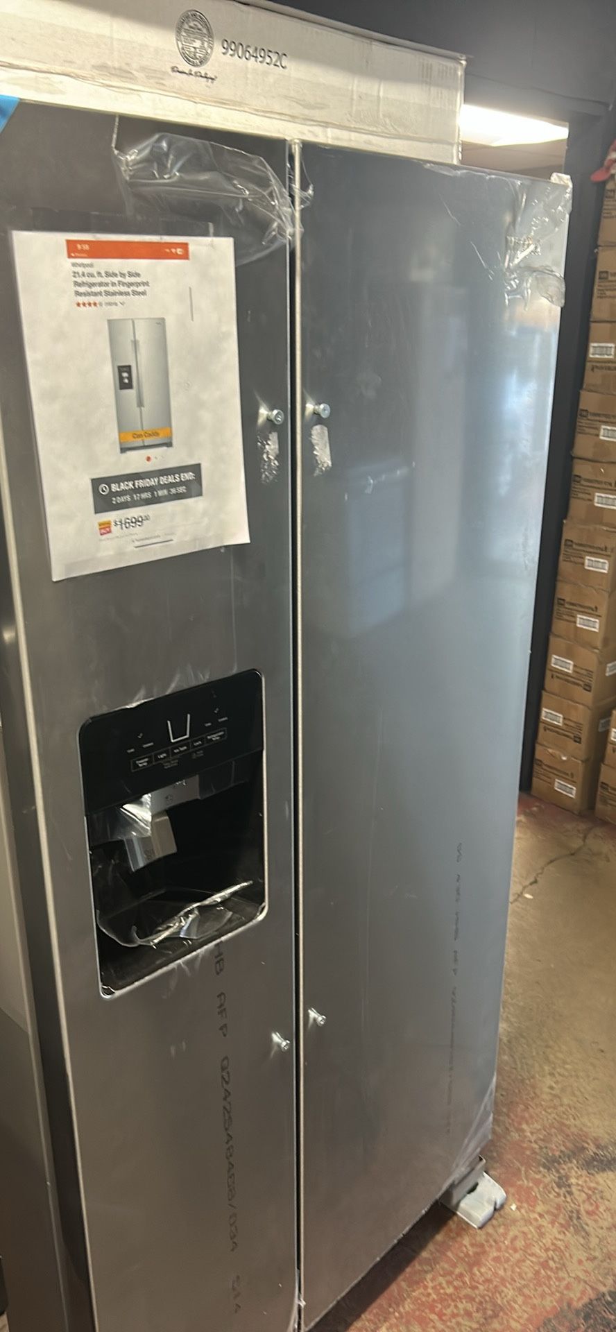 Whirlpool Side/side Brand New