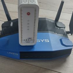 Linksys Router & Arris Modem 