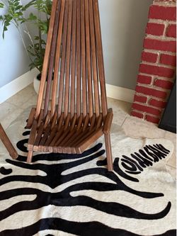 low profile wood chair