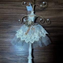 Vintage Ballerina Jewelry Stand / Holder