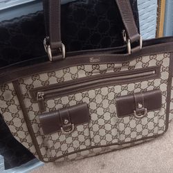 Gucci Monogram Abbey Bag 