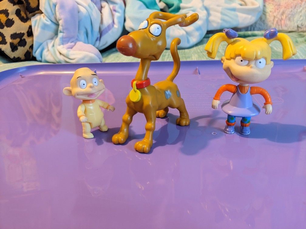 Rugrats Vintage Toy Figures Set!