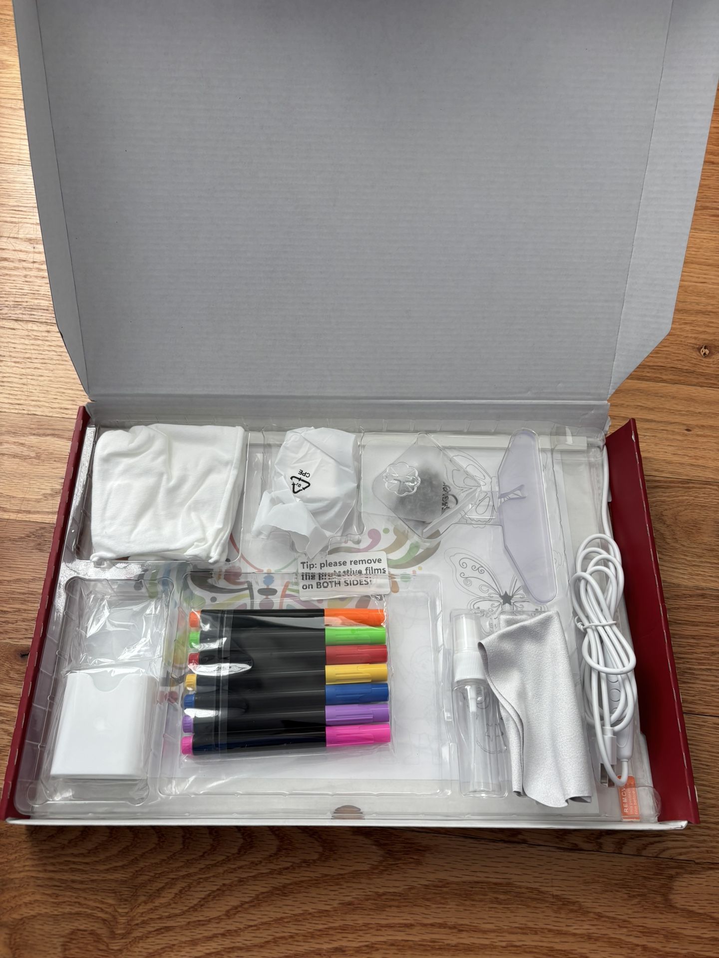 Amazon 13.7 x 10” LED Acrylic Drawing Note Board for Kids - NIB