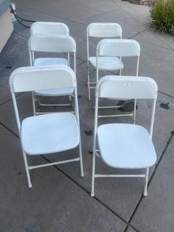 6 Out door party Chairs