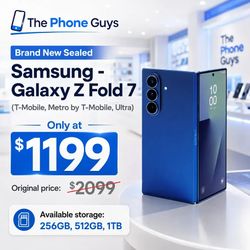 Samsung - Galaxy Z Fold 7 8" (Unlocked) (Pre-owned) / 256GB / Fair| $5 Down | Payment plan available