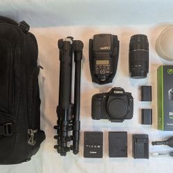 Canon EOS 7D -  Comes with Lots of Extras Equipment 