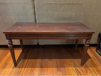 Vintage Piano bench with storage