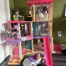 Barbie House With Mini House Included 
