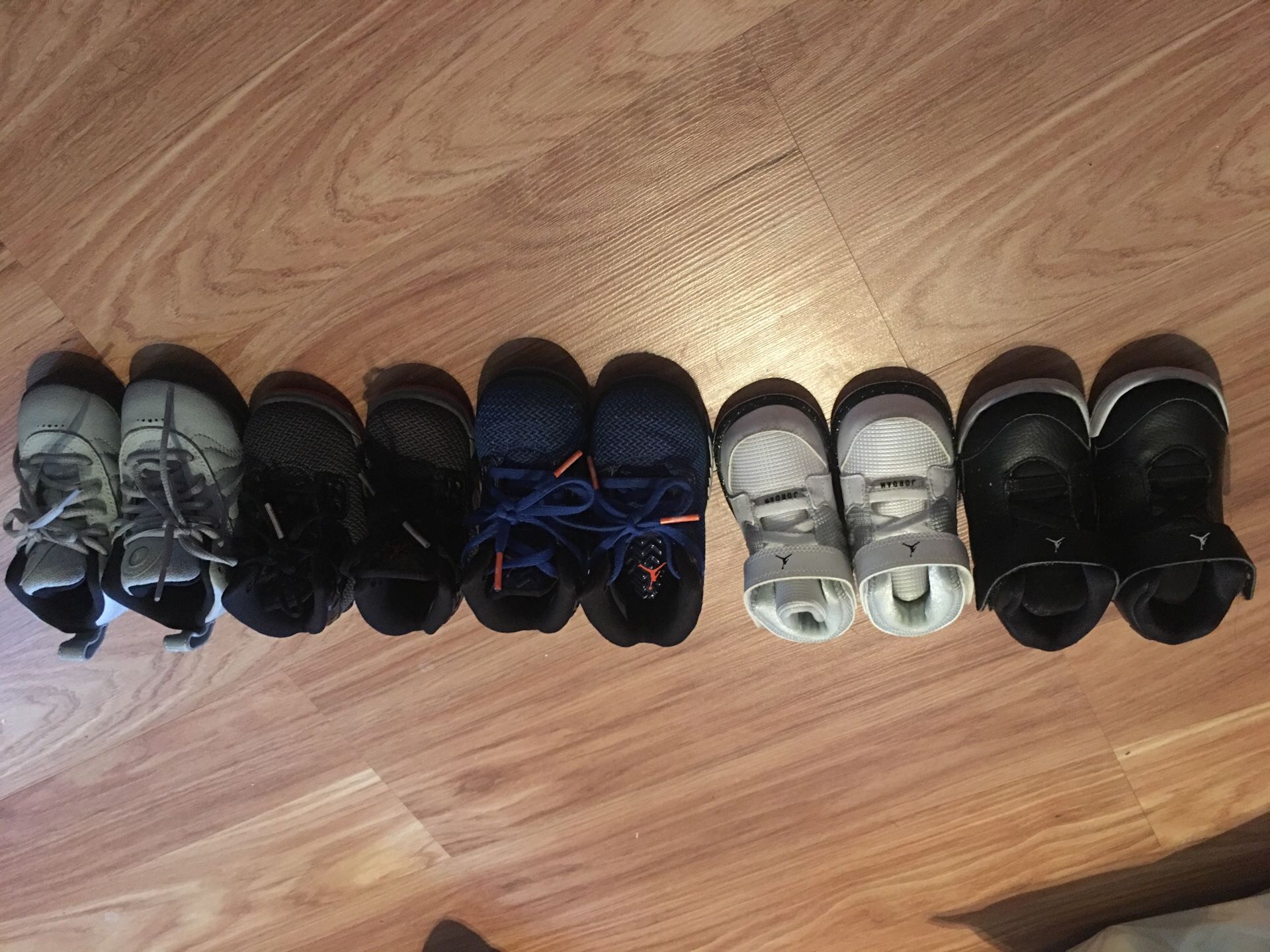 Baby Jordan’s size 4c and 5c $30ea all in perfect condition