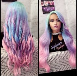 Human Hair Blended Lace Front Wig