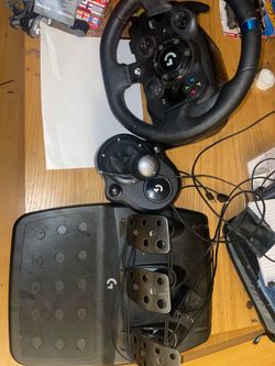 Logic Pro g923 steering wheel and pedal , shifter