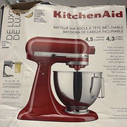 Kitchen Aid 4.5 qts , 4.3 LT