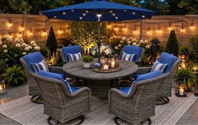 Brand new patio outdoor dining table set