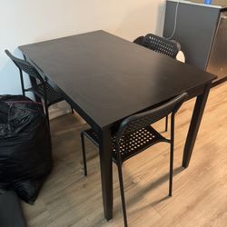 Free IKEA Dining Table And Chairs