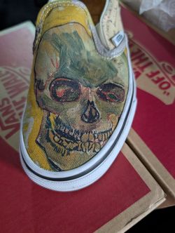 2018 Vincent Van Gogh x Slip-On 'Skull' Vans Shoes
