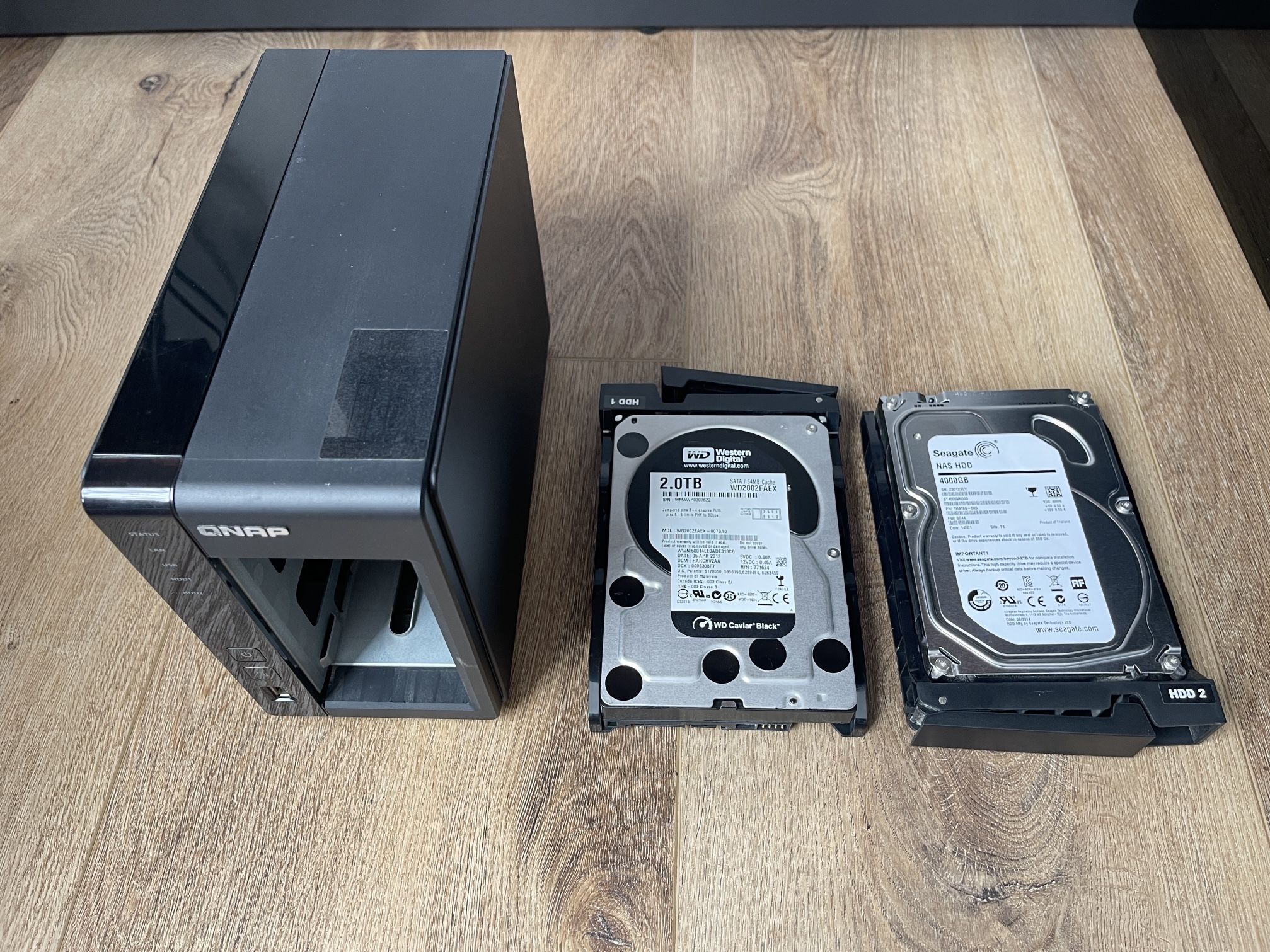 QNAP TS-219P II (parts only)
