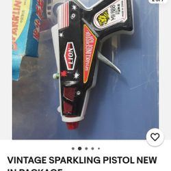70s Vintage Sparkling Pistol 