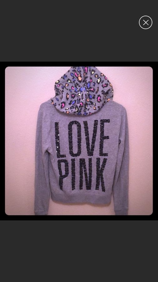 Victoria's Secret PINK RARE BLING HOODIE